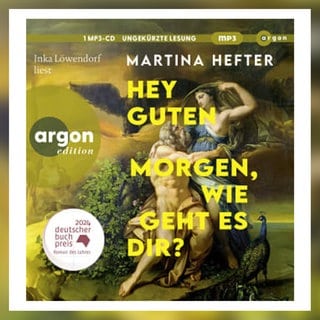 Martina Hefter: Hey guten Morgen, wie geht es Dir? argon edition 2024