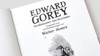 Innenansicht des Buches „Edward Gorey. Großmeister des Kuriosen“ von Walter Moers