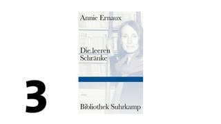 Buchcover Die leeren Schränke - Annie Ernaux