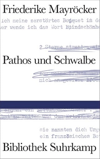 Coverbild: Friederike Mayröcker: Pathos und Schwalbe