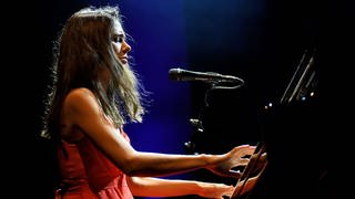 Pianistin und Sängerin Olivia Trummer beim Jazzpreis Baden-Württemberg