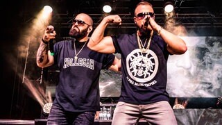 Der Rapper Kollegah auf seiner Kollegah Imperator -Tour 2017 in Würzburg