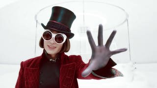 Johnny Depp im Film "Charlie und die Schokoladenfabrik" als Willy Wonka