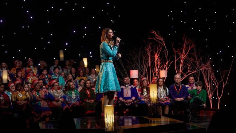 Vor kurzem ist Astrid Tuorda beim Sámi Grand Prix aufgetreten, dem „samischen Eurovision Songcontest“