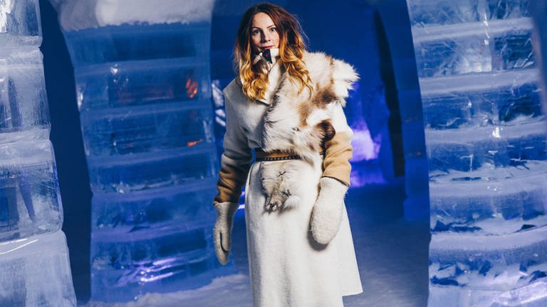 Die „arktische Fee“ Elin Kaven macht unter anderem experimentellen samischen Folk-Pop.