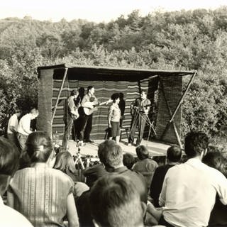 Fasia Jansen auf dem Waldeck Festival 1964