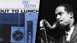 Der Saxofonist Eric Dolphy und die Vinylplatte Out to Lunch
