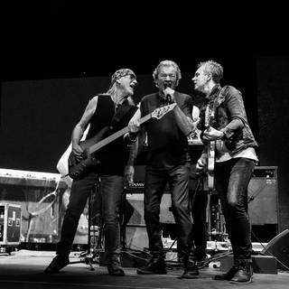 Die englische Hardrock-Band Deep Purple bei einem Konzert in der Cavea des Auditorium della Musica in Rom am 2. Juli 2022.