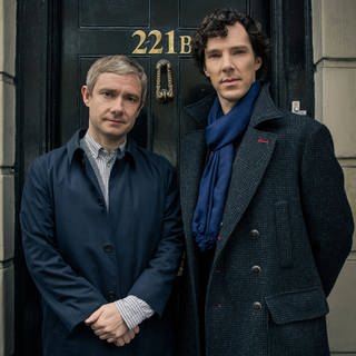 Martin Freeman und Benedict Cumberbatch als Watson und Sherlock Holmes in "Sherlock" (2010)