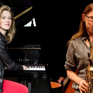 Die Saxofonistin Ilona und die Pianistin Clara Haberkamp