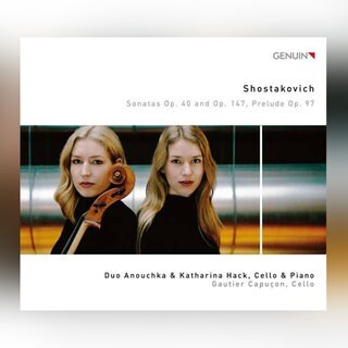 CD-Cover: Duo Anouchka & Katharina Hack (Cello & Klavier), Gautier Capucon (Cello)