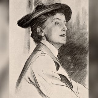 Ethel Mary Smyth (Zeichnung von John Singer Sargent, 1902)