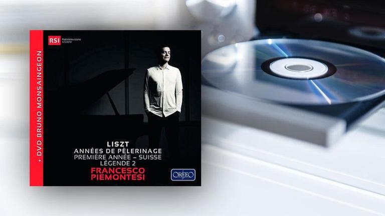 CD-Cover: Franz Liszt - Annees de Pelerinage (1.Jahr:Schweiz) Francesco Piemontesi