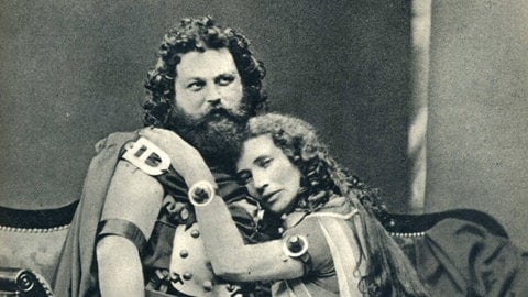 Ludwig und Malvina Schnorr von Carolsfeld sangen Tristan und Isolde bei der Welturaufführung 1865.