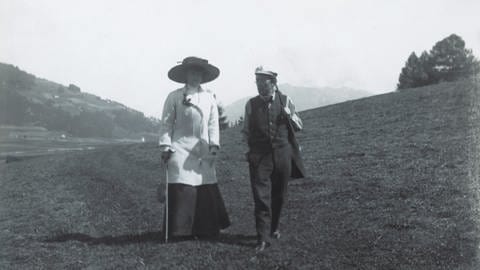 Gustav und Alma Mahler 1909 in Toblach