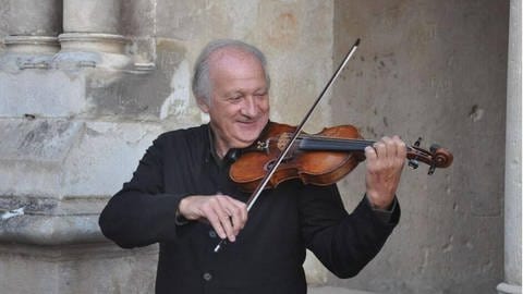Régis Pasquier mit Guarneri-Geige