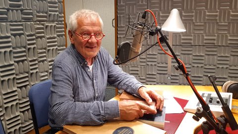 Reinhard Goebel im SWR-Studio