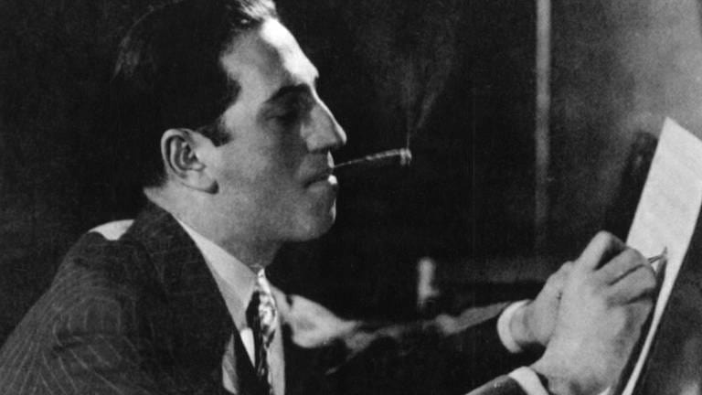 George Gershwin beim Komponieren
