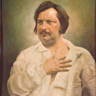 Honore de Balzac, Poträt nach Daguerreotypie Balzac (1842)