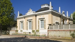 Badhaus im Schwetzinger Schlossgarten, Außenansicht