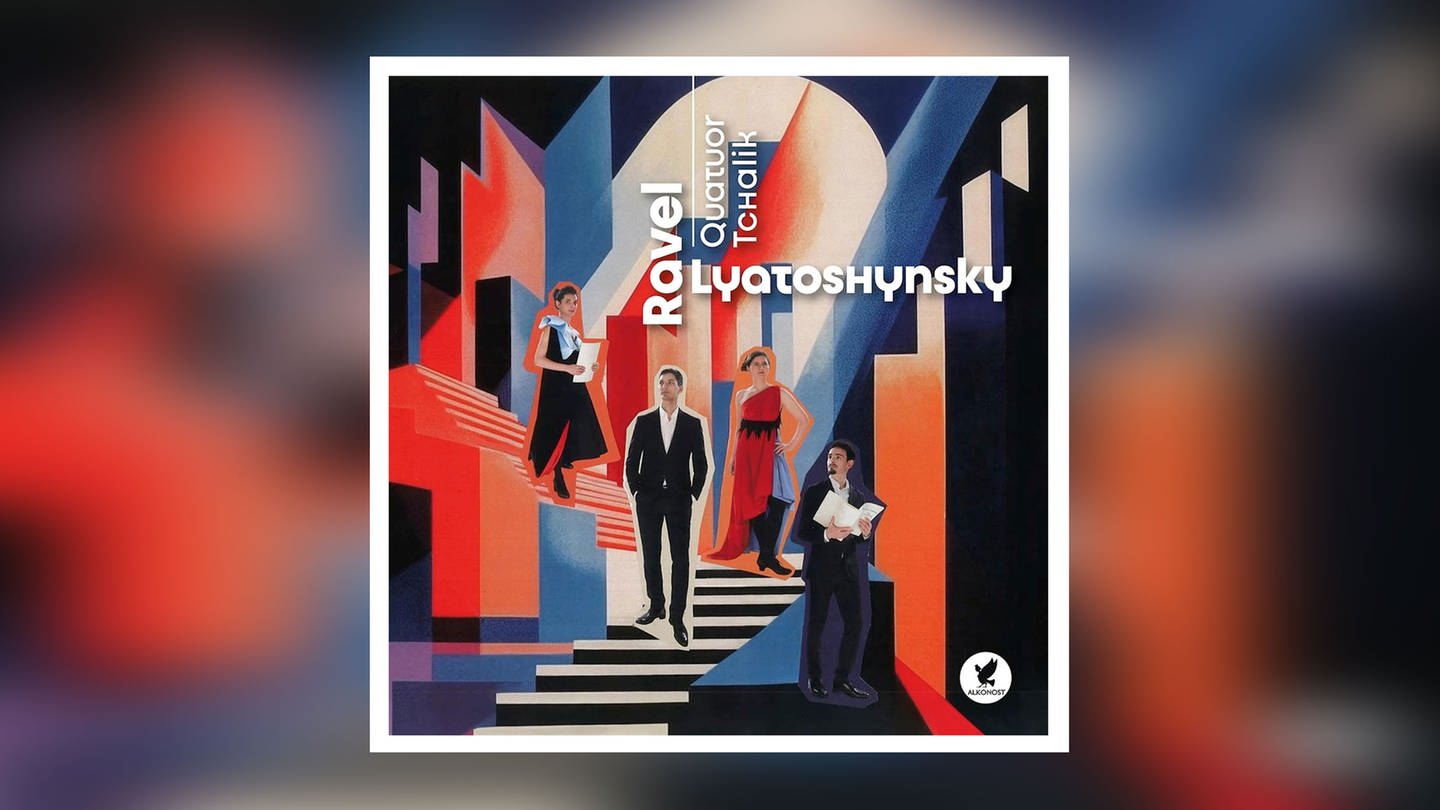 Cover: Streichquartette von Boris Lyatoshynsky mit dem Quatuor Tchalik