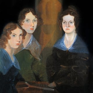 Porträt der Brontë-Schwestern: Charlotte Brontë (1816-1855), Emily Brontë (1818-1848) und Anne Brontë (1820-1849)