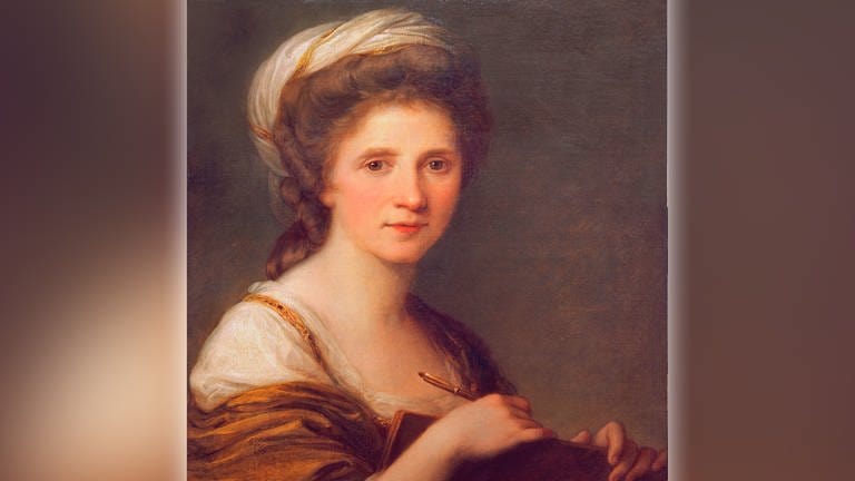 Selbstbildnis von Angelika Kauffmann von 1784, Öl auf Leinwand