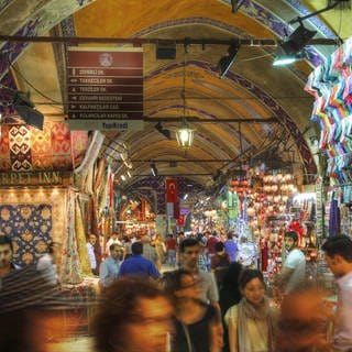 Der Grand Bazaar in Istanbul