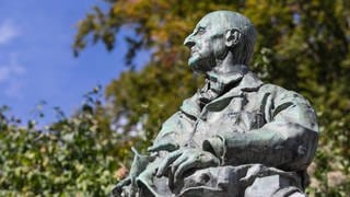 Anton Bruckner: Fotografie des Bruckner-Denkmals in Steyr