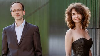 Christophe Sorodeau (li) und Anna Zassimova (re.)-Klavierduo