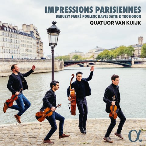 Quatuor Van Kuijk: Impressions Parisiennes (Album-Cover)