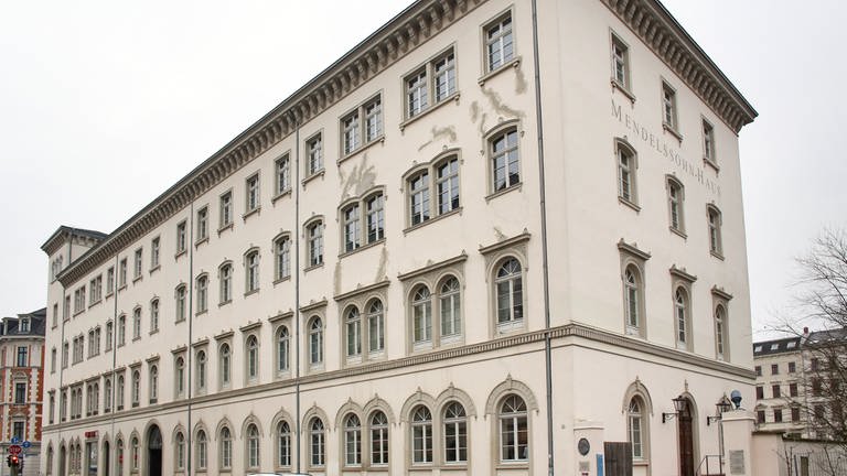 Das Wohnhaus von Felix Mendelssohn Bartholdy in Leipzig.