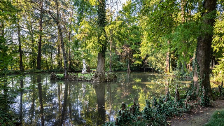 Park an der Villa von Giuseppe Verdi in Sant Agata.