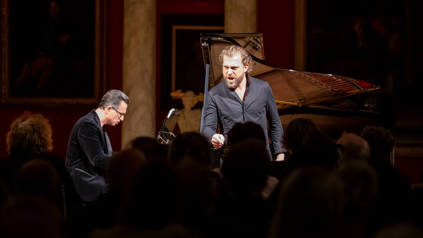 Daniel Heide am Piano und Tenor Julian Pregardien bei einem Liederabend