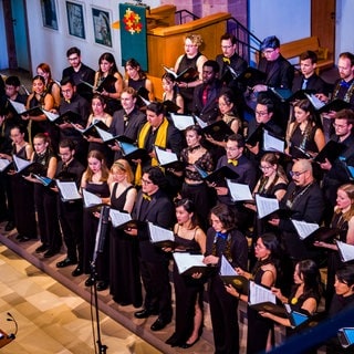 Weltjugendchor in der Stadtkirche Nagold, Leitung: Jörn Andresen