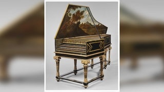 Clavecin Ruckers Cembalo, Musée Unterlinden, Colmar, Frankreich