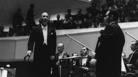 Ein Auftritt in der alten Heimat: 1964 dirigierte William Steinberg das Pittsburgh Symphonie Orchester im Rahmen der Berliner Festwochen.