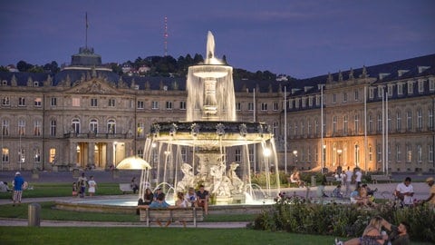 Die Fassade des Stuttgarter Neuen Schlosses