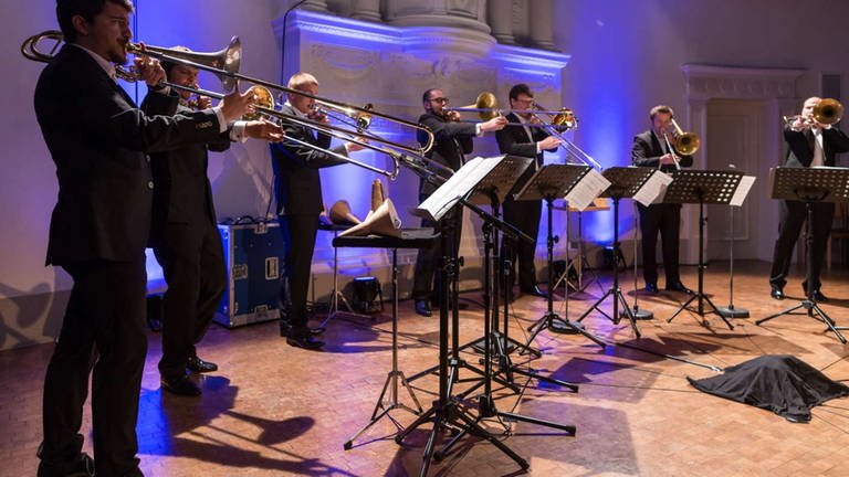 7 Posaunenspieler der Trombone Unit Hannover