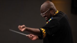 Vimbayi Kaziboni beim Abschlusskonzert der Donaueschinger Musiktage 2024.