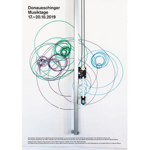 Plakat der Donaueschinger Musiktage 2019