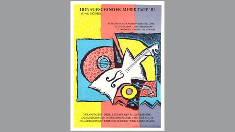 Donaueschinger Musiktage - Plakat 1981 - Günter Zachariasen