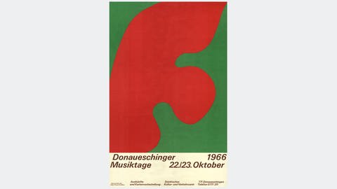 Donaueschinger Musiktage - Plakat 1966 - Hans-Arp