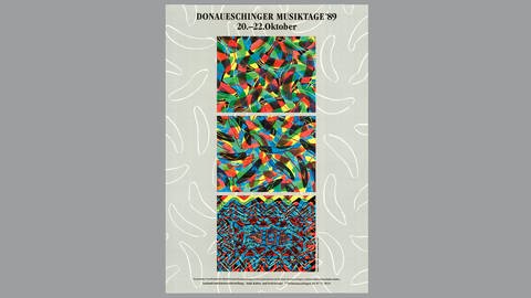 Donaueschinger Musiktage - Plakat 1989 - Birgit Antoni