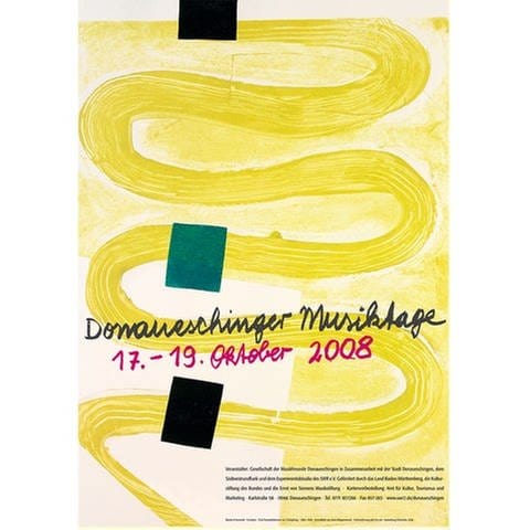 Donaueschinger Musiktage - Plakat 2008 - Martin Frommelt