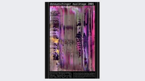 Donaueschinger Musiktage - Plakat 2001 - Gerhard Richter
