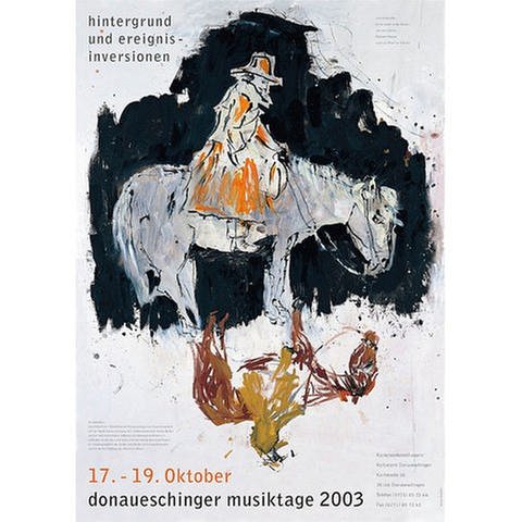 Donaueschinger Musiktage - Plakat 2003 - Georg Baselitz