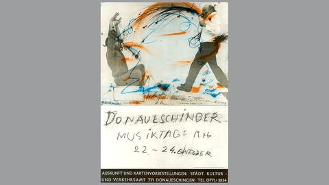 Donaueschinger Musiktage - Plakate 1976 - Arnulf Rainer