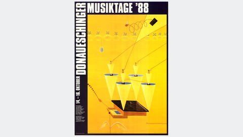 Donaueschinger Musiktage - Plakat 1988 - Blalla W. Hallmann