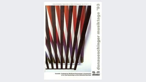 Donaueschinger Musiktage - Plakat 1993 - Wolfgang Bosse-Konstel